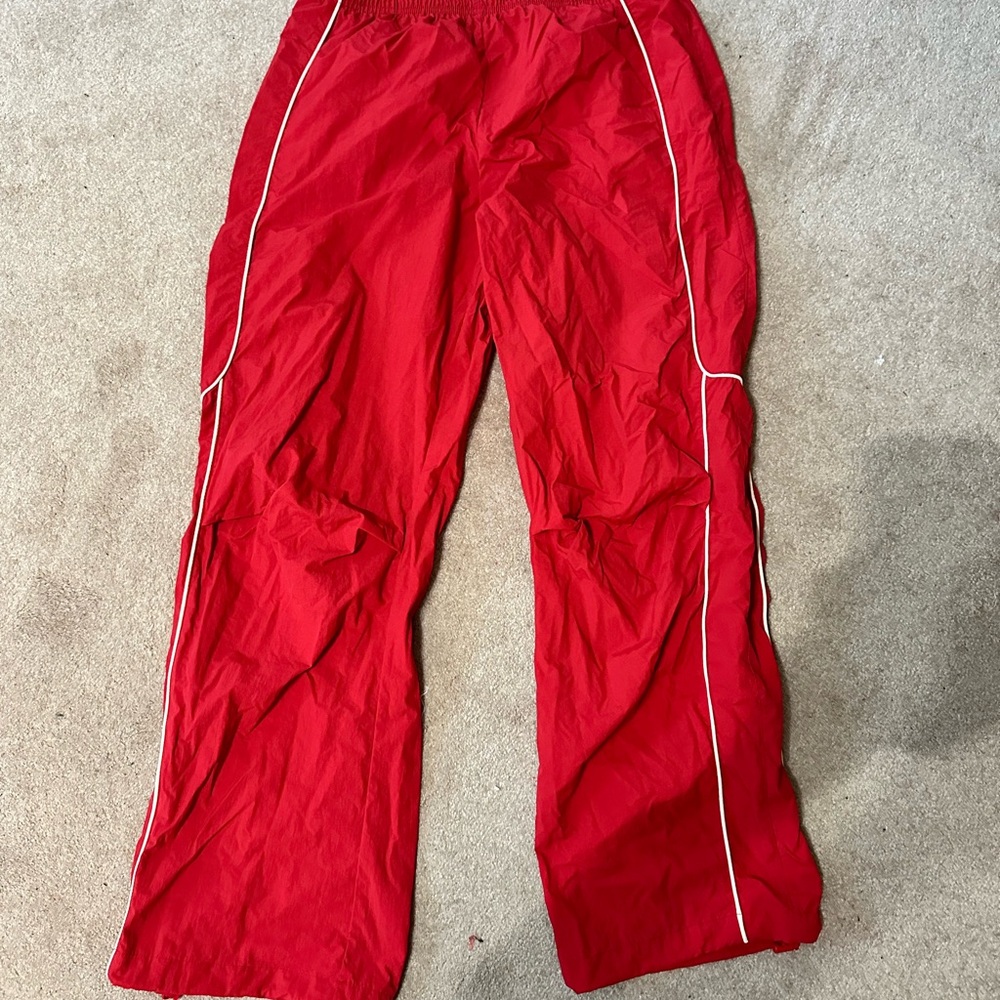 Urban Outfitters Red Track Pants